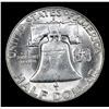 Image 3 : 1962-d Franklin Half Dollar 50c Grades Select+ Unc