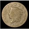 Image 2 : 1820 Coronet Head Large Cent 1c Grades vg+