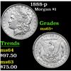 Image 1 : 1888-p Morgan Dollar $1 Grades Select+ Unc