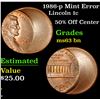 Image 1 : 1986-p Mint Error Lincoln Cent 1c Grades Select Unc BN