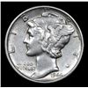 Image 2 : 1944-s Mercury Dime 10c Grades Select AU