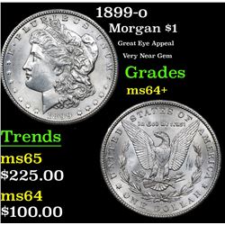 1899-o Morgan Dollar $1 Grades Choice+ Unc