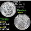 Image 1 : 1899-o Morgan Dollar $1 Grades Choice+ Unc