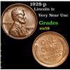 Image 1 : 1928-p Lincoln Cent 1c Grades Choice AU/BU Slider