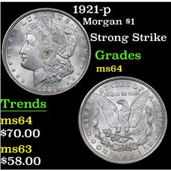 1921-p Morgan Dollar $1 Grades Choice Unc