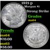 Image 1 : 1921-p Morgan Dollar $1 Grades Choice Unc