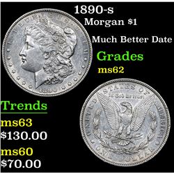 1890-s Morgan Dollar $1 Grades Select Unc