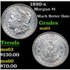 Image 1 : 1890-s Morgan Dollar $1 Grades Select Unc