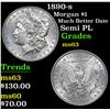 Image 1 : 1890-s Morgan Dollar $1 Grades Select Unc