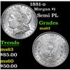 Image 1 : 1881-o Morgan Dollar $1 Grades Select Unc