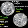 Image 1 : 1902-p Morgan Dollar $1 Grades Choice Unc
