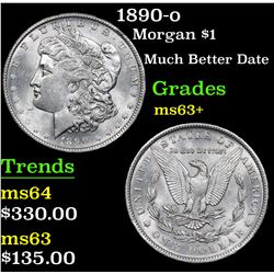 1890-o Morgan Dollar $1 Grades Select+ Unc