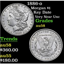 1886-o Morgan Dollar $1 Grades Choice AU/BU Slider