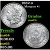 Image 1 : 1882-o Morgan Dollar $1 Grades Select+ Unc