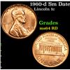 Image 1 : 1960-d Sm Date Lincoln Cent 1c Grades Choice Unc RD