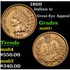 Image 1 : 1860 Indian Cent 1c Grades Select+ Unc
