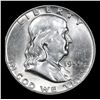 Image 2 : 1959-d Franklin Half Dollar 50c Grades Select+ Unc