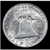 Image 3 : 1959-d Franklin Half Dollar 50c Grades Select+ Unc