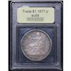 Image 4 : ***Auction Highlight*** 1877-p Trade Dollar $1 Graded Choice AU/BU Slider By USCG (fc)