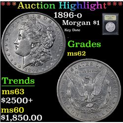 ***Auction Highlight*** 1896-o Morgan Dollar $1 Graded Select Unc By USCG (fc)