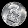 Image 2 : 1950-p Franklin Half Dollar 50c Grades Select+ Unc