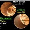 Image 1 : Mint Error Lincoln Cent 1c Grades Select Unc RB