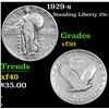 Image 1 : 1929-s Standing Liberty Quarter 25c Grades vf++