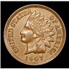 Image 2 : 1907 Indian Cent 1c Grades Choice AU/BU Slider