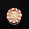 Image 3 : Mixed small cents 1c orig shotgun roll,1920-s Wheat Cent, 1858 Indian Cent other end