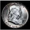 Image 2 : 1956-p Franklin Half Dollar 50c Grades GEM Unc