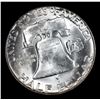 Image 3 : 1956-p Franklin Half Dollar 50c Grades GEM Unc