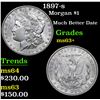 Image 1 : 1897-s Morgan Dollar $1 Grades Select+ Unc