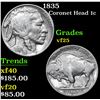 Image 1 : 1835 Coronet Head Large Cent 1c Grades vf+