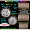 Image 1 : ***Auction Highlight*** Full solid date 1901-p Morgan silver dollar roll, 20 coins   (fc)