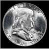 Image 2 : 1960-p Franklin Half Dollar 50c Grades Select Unc+ FBL