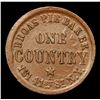 Image 3 : 1863 One Country Civil War Token 1c Grades Select AU