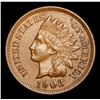 Image 2 : 1903 Indian Cent 1c Grades Select AU