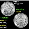 Image 1 : 1921-s Morgan Dollar $1 Grades Select Unc