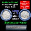 Image 1 : Buffalo Nickel Shotgun Roll in Old Bank Style Wrapper 1926 & d Mint Ends (fc)