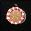 Image 3 : Mixed small cents 1c orig shotgun roll, 1917-d Wheat Cent, 1919-d Wheat Cent other end