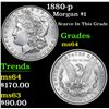 Image 1 : 1880-p Morgan Dollar $1 Grades Choice Unc