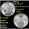 Image 1 : 1891-p Morgan Dollar $1 Grades Select Unc