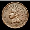 Image 2 : 1901 Indian Cent 1c Grades Select AU