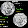 Image 1 : 1890-s Morgan Dollar $1 Grades Select+ Unc
