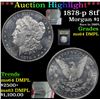 Image 1 : ***Auction Highlight*** 1878-p 8tf Morgan Dollar $1 Graded Choice Unc DMPL By USCG (fc)