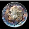 Image 2 : 1953-p Rainbow Tonned Roosevelt Dime 10c Grades GEM Unc