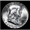 Image 2 : 1962-d Franklin Half Dollar 50c Grades Select+ Unc