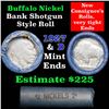 Image 1 : Buffalo Nickel Shotgun Roll in Old Bank Style Wrapper 1927 & d Mint Ends (fc)