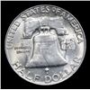 Image 3 : 1959-d Franklin Half Dollar 50c Grades Choice Unc