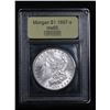 Image 4 : ***Auction Highlight*** 1897-s Morgan Dollar $1 Graded GEM Unc By USCG (fc)